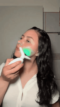 MASAJEADOR FACIAL TERAPIA DE LUZ BLANCO